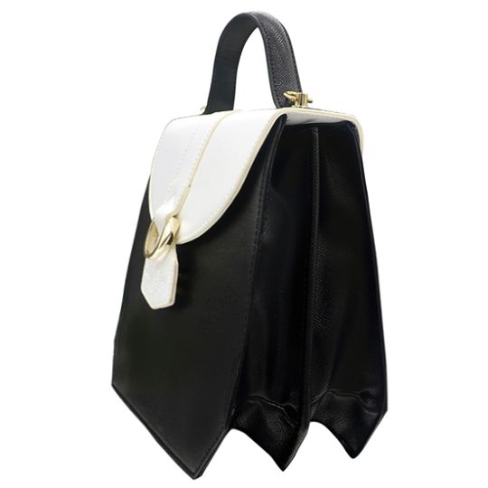 Classic Monochrome Hexagon Side